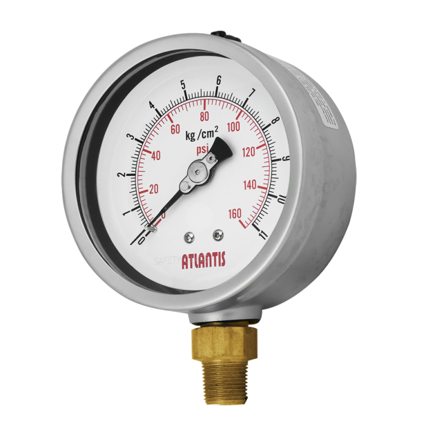 Stainless Steel Case Shockproof Pressure Gauge