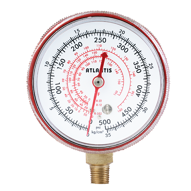 Tif 9632R Refrigerant Gauge, Glycerine High Side 134A Auto-T