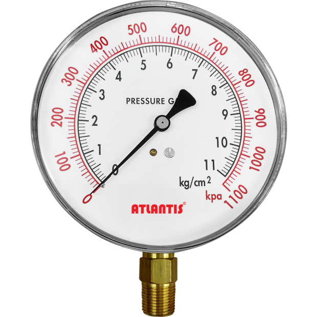4.5／5”Stainless Steel Case Pressure Gauge With Zero Adjustment