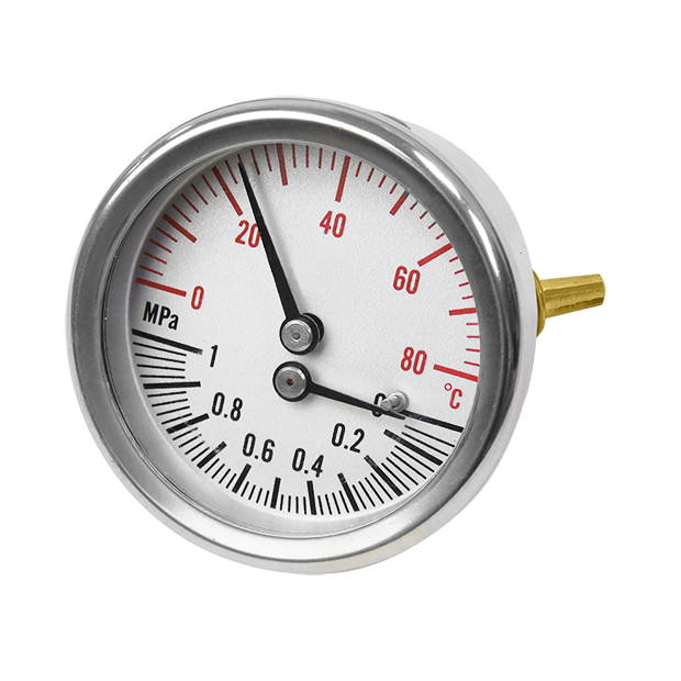 Stainless Steel Case Thermo-manometer