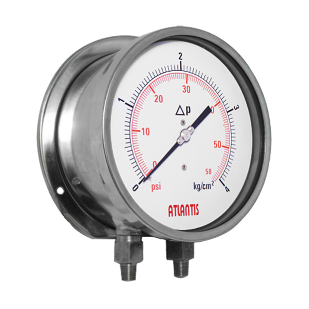 All Stainless Steel Differential Pressure Gauge