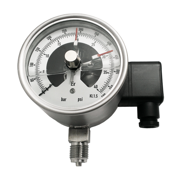 Explosion-proof Micro Pressure Gauge with Switch Contact