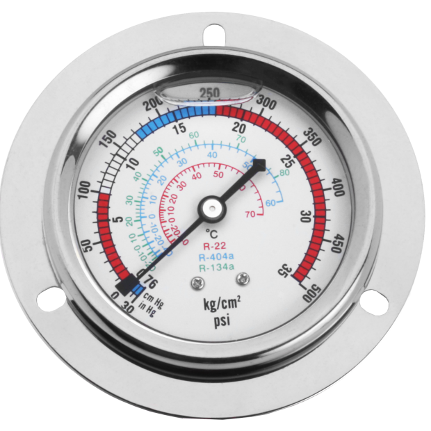 Tif 9632R Refrigerant Gauge, Glycerine High Side 134A Auto-T