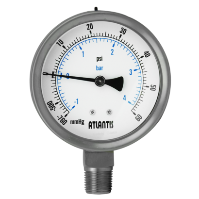 All Stainless Steel Safe Pattern Pressure Gauge