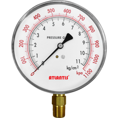 4.5／5”Stainless Steel Case Pressure Gauge With Zero Adjustment