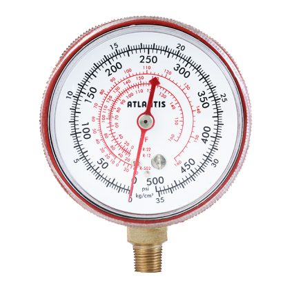 Stainless Steel Case Refrigeration Gauge