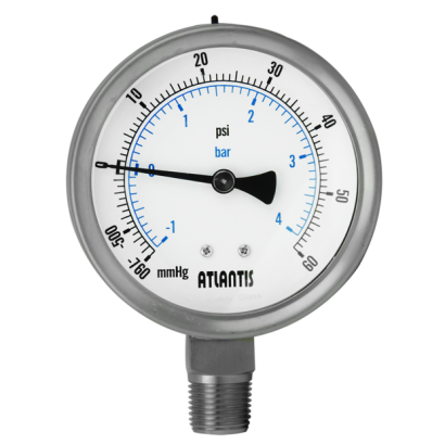 All Stainless Steel Shockproof Pressure Gauge