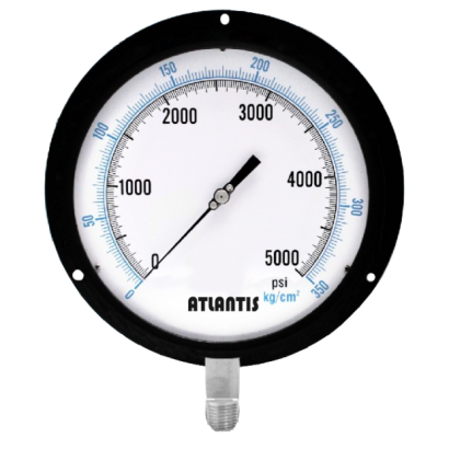 Aluminum Case Large Size Pressure Gauge