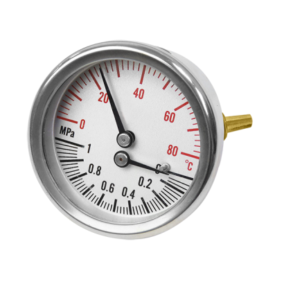 Stainless Steel Case Thermo-manometer