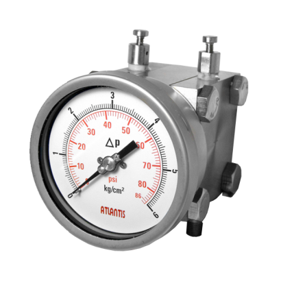 All Stainless Steel Differential Pressure Gauge