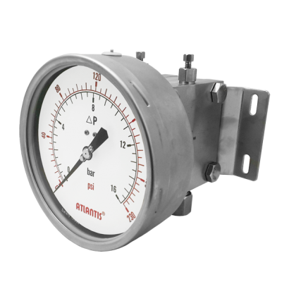All Stainless Steel Differential Pressure Gauge