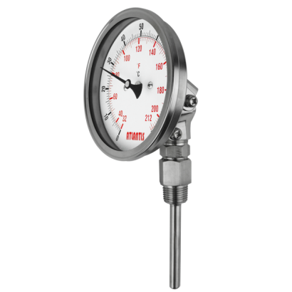 Media-Actuated Thermometer