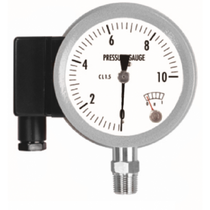 All Stainless Steel Pressure Gauge with Electrical Contact