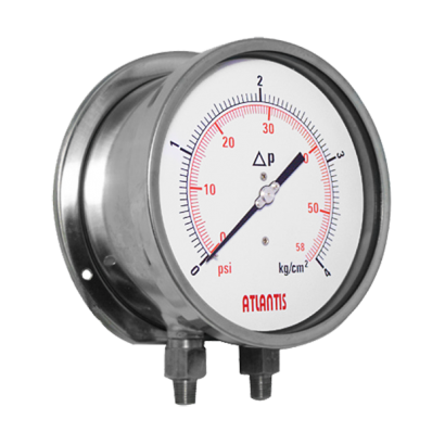 All Stainless Steel Differential Pressure Gauge