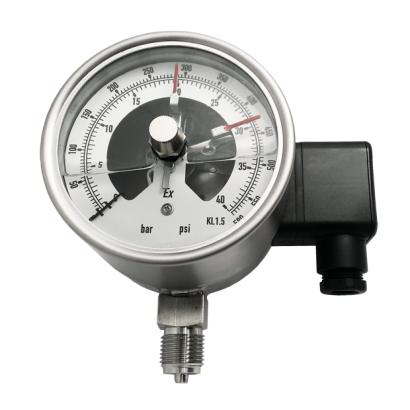 Explosion-proof Micro Pressure Gauge with Switch Contact