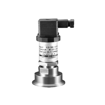 Sanitary clip-on level pressure transmitter