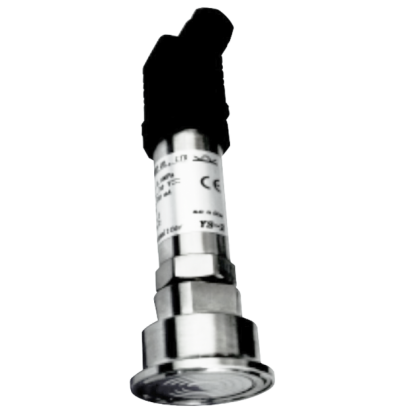 Sanitary clip-on level pressure transmitter